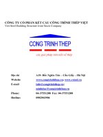 Kết cấu công trình thép