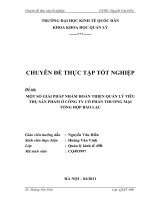 một số giải pháp nhằm hoàn thiện quản lý tiêu thụ sản phẩm ở Công ty cổ phần thương mại tổng hợp Bảo Lạc