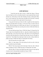 Hoàn thiện kế toán tập hợp chi phí sản xuất và tính giá thành sản phẩm tại Công ty TNHH Xây Dựng Và Thương Mại Việt Thành