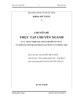 Kế toán chi phí sản xuất tủ nhựa tại công ty cổ phần Tiền Phong