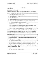 Kế toán chi phí xây lắp công trình nhà máy xi măng Xuân Thành tỉnh Hà Nam tại Công ty TNHH Song Việt