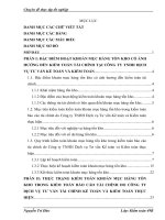 Hoàn thiện kiểm toán khoản mục hàng tồn kho trong kiểm toán báo cáo tài chính do Công ty TNHH Dịch vụ Tư vấn Tài chính Kế toán và Kiểm toán thực hiện