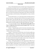 Đẩy mạnh tiêu thụ sản phẩm sơn của Công ty Cổ phần Hóa chất Sơn Hà Nội trên thị trường Hà Nội