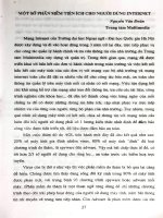 Một số phần mềm tiện ích cho người dùng Internet