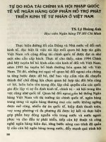 Tự do hóa tài chính và hội nhập quốc tế về ngân hàng góp phần hỗ trợ phát triển kinh tế tư nhân ở Việt Nam