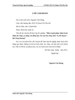 Một số giải pháp nhằm hoàn thiện hệ công cụ nâng cao động lực cho cán bộ công chức Vụ Kế hoạch – Bộ Công thương