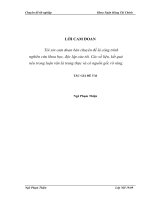 Tăng cường công tác quản lý rủi ro tín dụng tại Chi nhánh Ngân hàng Đầu tư và Phát triển tỉnh Hưng Yên