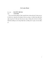 Hoàn thiện kế toán tiêu thụ thành phẩm và xác định kết quả kinh doanh tại công ty cp thực phẩm hữu nghị