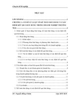 Kế toán bán hàng và xác định kết quả bán hàng tại công ty TNHH đầu tư xây dựng và thương mại Tân Việt