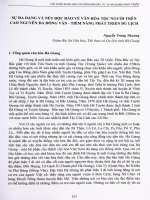 Sự đa dạng và nét độc đáo về văn hoa tộc người trên cao nguyên đá Đồng Văn- tiềm năng phát triển du lịch.PDF