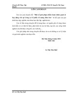 Một số giải pháp nhằm hoàn thiện quản lý huy động vốn tại Công ty Cổ phần Xi măng Bỉm Sơn