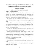 Hiện trạng công tác lập kế hoạch ở doanh nghiệp kinh doanh vận tải