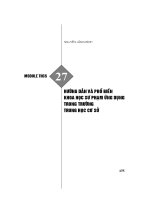 Module THCS 27: Hướng dẫn và phổ biến khoa học sư phạm ứng dụng trong trường THCS  Nguyễn Lăng Bình