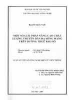 Một số giải pháp nâng cao chất lượng truyền dẫn đa sóng mang trên đường thuê bao số