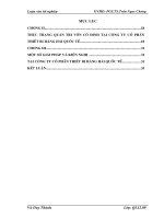 Một số biện pháp nhằm nâng cao hiệu quả sử dụng vốn cố định tại công ty cổ phần thiết bị hàng hải quốc tế