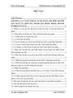 Kế toán tập hợp chi phí và tính giá thành sản phẩm Công ty cổ phần Hoàng Tiến