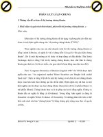 Khái niệm và quá trình hình thành, phát triển thị trường chứng khoán