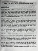 Giải pháp hiệu quả cho việc học tiếng Anh chuyên ngành