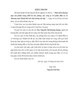 Phát triển thương mại sản phẩm trang thiết bị văn phòng của công ty Cổ phần Đầu tư và Thương mại Thành Đô trên thị trường nội địa