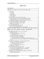 Tạo việc làm cho người lao động tại xã Nga Bạch - huyện Nga Sơn – tỉnh Thanh Hóa.