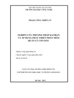 Nghiên cứu phương pháp Kanban và áp dụng phát triển phần mềm quản lý con dấu
