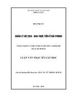 Quản lý hộ tịch - Qua thực tiễn ở Hải Phòng