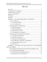 Phương pháp tối ưu đàn kiến giải bài toán lập lịch sản xuất