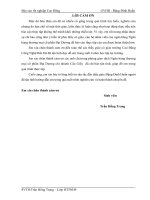 Một số giải pháp nâng cao chất lượng tín dụng tại ngân hàng thương mại cổ phần Đại Dương chi nhánh số 1 Trung Hòa- Hà Nội