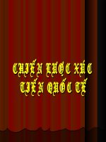 Bài giảng môn marketing quốc tế Chiến lược xúc tiến quốc tế