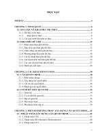 Một số phương pháp xây dựng cây quyết định trong khai phá dữ liệu