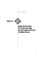 Module TH 37  Những vấn đề chung về tổ chức hoạt động giáo dục ngoài giờ lên lớp ở trường tiểu học