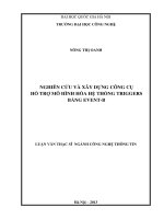 Nghiên cứu và xây dựng công cụ hỗ trợ mô hình hóa hệ thống Triggers bằng event -B