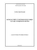 Đánh giá trên và dưới hệ số dẫn nhiệt vật liệu tổ hợp đẳng hướng