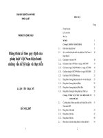 Hàng thừa kế theo quy định của pháp luật Việt Nam hiện hành những vấn đề lý luận và thực tiễn
