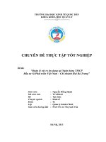 Quản lý rủi ro tín dụng tại Ngân hàng TMCP Đầu tư và Phát triển Việt Nam - chi nhánh Hai Bà Trưng