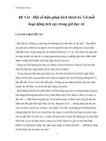 SKKN Một số biện pháp kích thích trẻ 5-6 tuổi hoạt động tích cực trong giờ học vẽ.