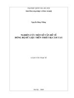 Nghiên cứu một số vấn đề về đồng bộ dữ liệu trên thiết bị cầm tay