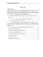 Tổ chức bộ máy quản lý hoạt động sản xuât kinh doanh của Công ty Cổ phần Việt Thái Quốc tế