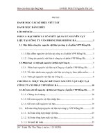 Kế toán nguyên vật liệu tại Công ty Cổ Phần Văn Phòng Phẩm Hồng Hà