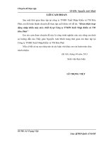 Hoàn thiện hoạt động nhập khẩu máy móc, thiết bị tại Công ty TNHH Xuất Nhập Khẩu và TM Hòa Phát