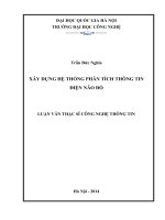 Xây dựng hệ thống phân tích thông tin điện não đồ