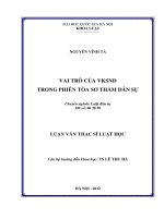 Vai trò của VKSND trong phiên tòa sơ thẩm dân sự