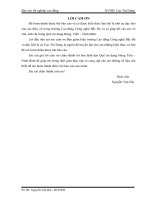 Giải pháp nâng cao chất lượng hoạt động cho vay tại Quỹ tín dụng nhân dân Hùng Tiến- Ninh Bình