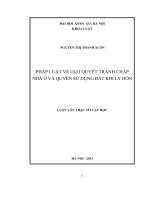 Pháp luật về giải quyết tranh chấp nhà ở và quyền sử dụng đất khi ly hôn
