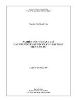 Nghiên cứu và đánh giá các phương pháp tối ưu cho bài toán điện tâm đồ