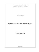Hệ thống thủy vân số và ứng dụng