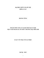 Thách thức do cắt giảm thuế quan khi Việt Nam tham gia Tổ chức Thương mại thế giới