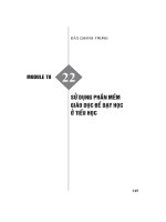 Module TH 22: Sử dụng phần mềm giáo dục để dạy học ở tiểu học