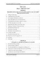 Tính toán thiết kế tuyến đường qua 2 điểm M-N thuộc tỉnh ĐỒng Nai