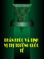 Bài giảng môn marketing quốc tế Phân khúc và định vị thị trường quốc tế